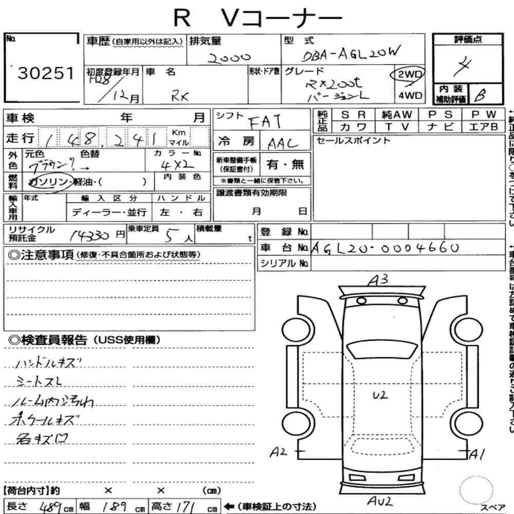 Lexus RX200t Ver.L - 6